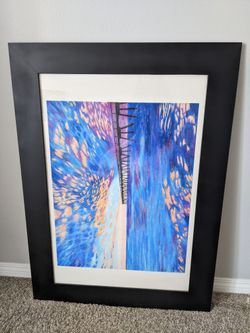 Handmade Oil Pastel Art With Frame
