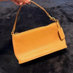Coach 2000 Y2K Vintage Bleecker Demi Zip Baguette Clutch Pouch