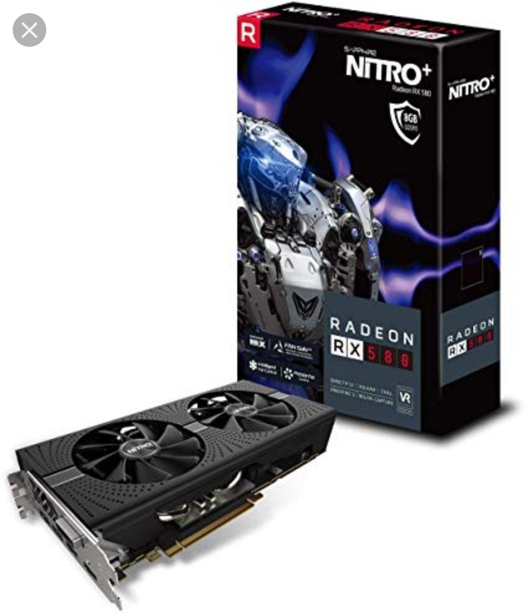 Sapphire Nitro+ Rx580 8gb - Never used