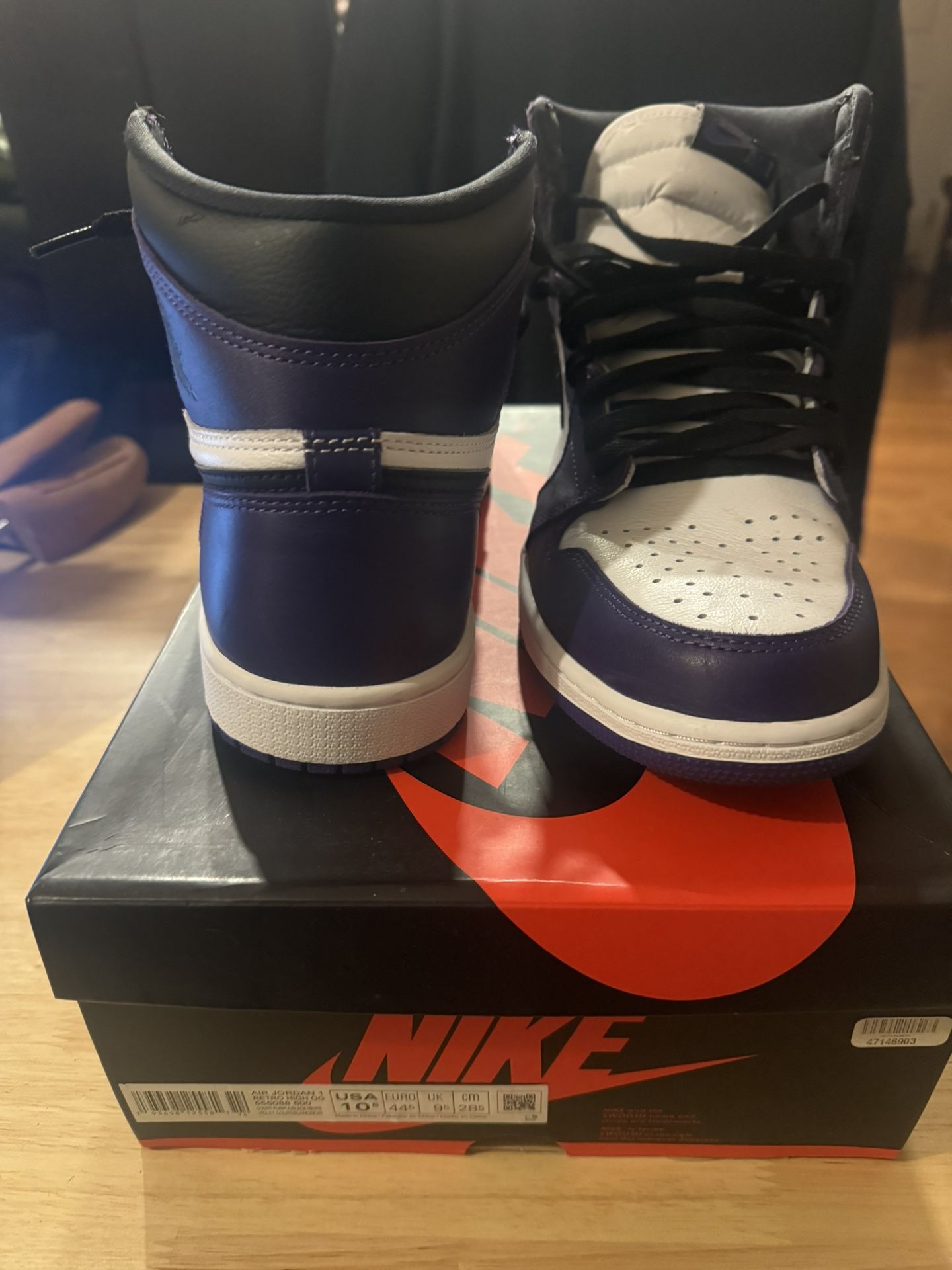 Jordan 1 Purple Court