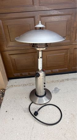 Stainless Steel Tabletop Propane Patio Heater Outdoor Table Top Gas Warmer