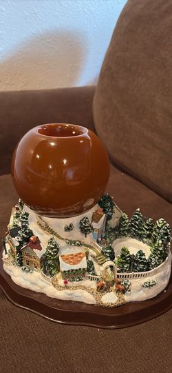 PartyLite Holiday Wishes Tea Light Candle Holder w/ Music