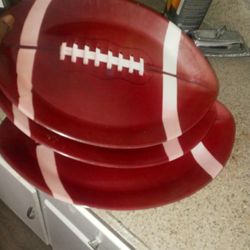 3 Football Trays