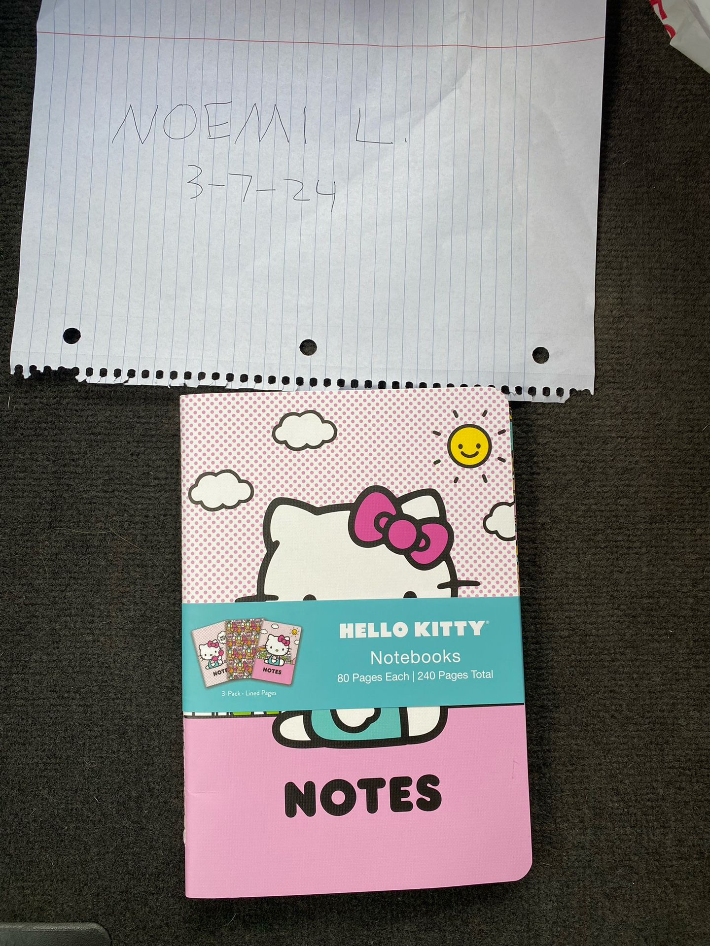 Hello Kitty Notebooks X3