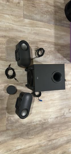 Logitech - Z407 2.1 Bluetooth Speaker System with Wireless Control and Subwoofer - Black