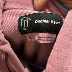 Men’s Pink Original Use Hoodie