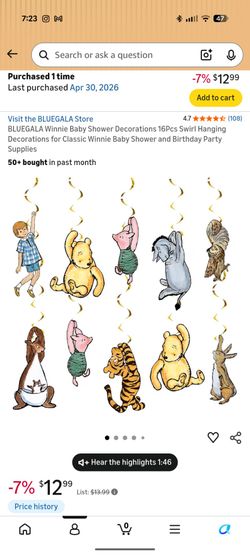 Winnie the Pooh Decorations