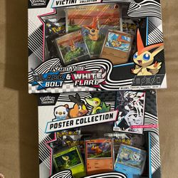 black bolt and white flare  Pokémon