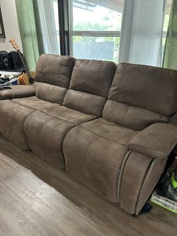 Brown Electric Couches