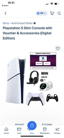 Ps5 slim w/ accessories