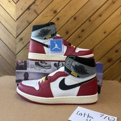 Jordan 1 Retro High OG SP Union LA Chicago Shadow Size 9 