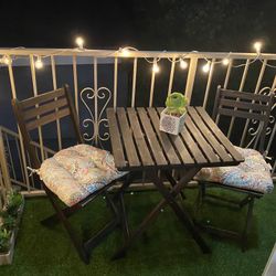 Ikea outdoor Table and Chairs set