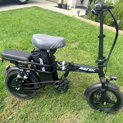 Aairsk RS5 Folding Electric Bike for Adults, 14" E-Bike, 748W Peak Motor, 48V15Ah Battery, 22 MPH, 40 Miles Range, UL 2849 Certified