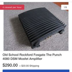 Rockford Fosgate amplifier old-school very powerful