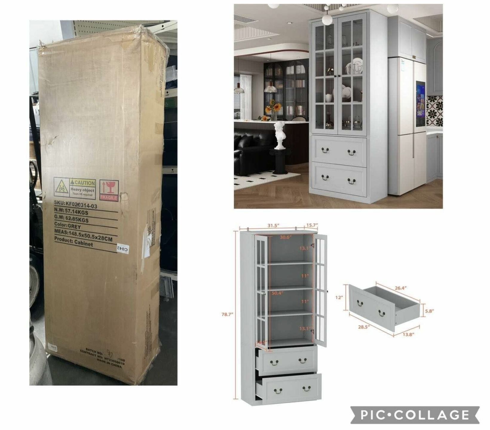 Baroncourt 78.7'' Kitchen Pantry