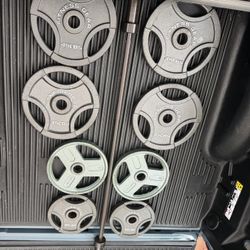 Weight Set With Barbell
