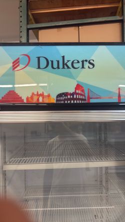 Dukers Commercial Glass Door Refrigerator