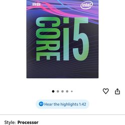 (No box or clamshell)	•	9th Gen Intel Processor 	•	Intel UHD Graphics 630 	•	Only Compatible with Intel 300 Series Motherboard 	•	Socket LGA 1151 (300