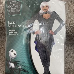 Brand New Jack Skellington Female Costume