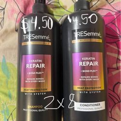 Keratin Tresemee Shampoo And Conditioner 