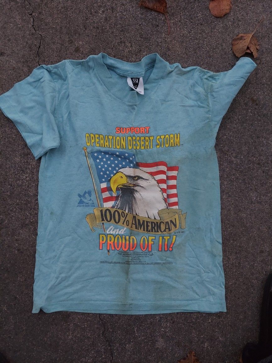 Vintage 1991 Operation Desert Storm T Shirt