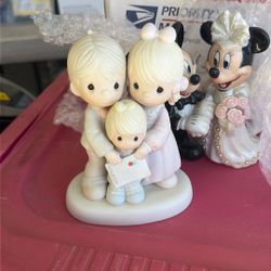 1994 Precious Moments "God Bless The Day We Found You" Adoption Family Figure