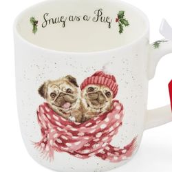 $5 PUG CHRISTMAS MUG Mesa $5