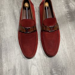 Lv Red Shoes