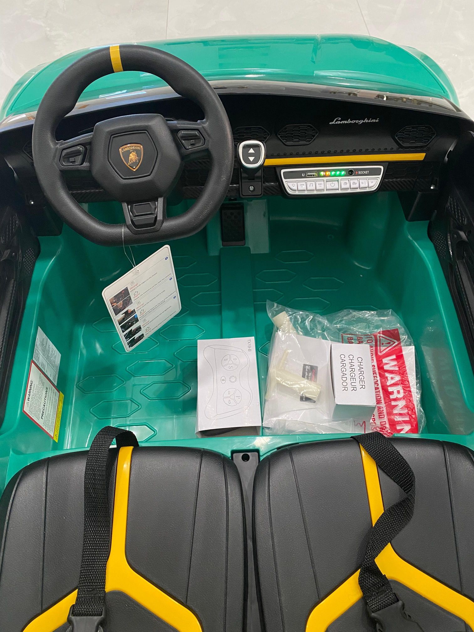 New Lamborghini Huracan Performante spyder kids power wheels ride