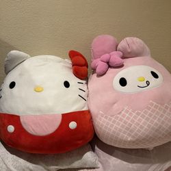Hello Kitty/ My Melody Squishmallows