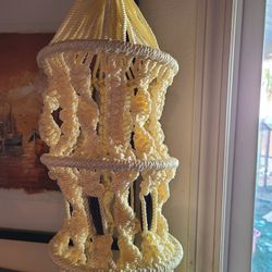 Vintage Large Mcreme Plant Holder 