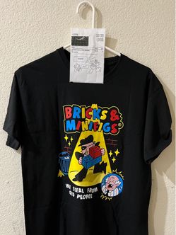 Bricks and Minifigs “We steal from old people” Rare T Shirt
