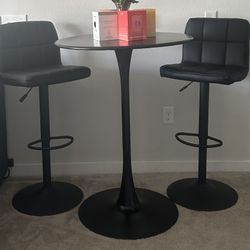 Black Bistro Set