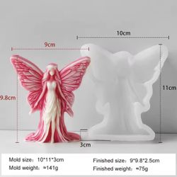 Butterfly Fairy Silicone Candle Mold!