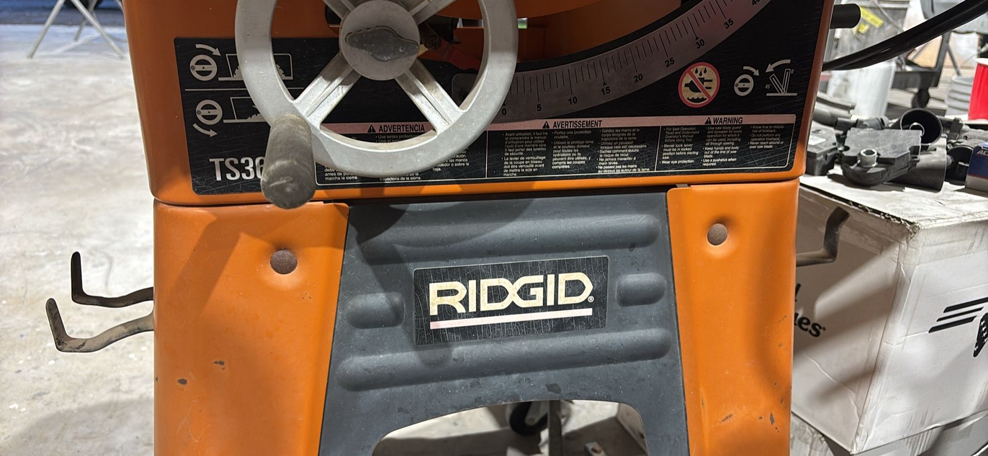 Rigid table saw