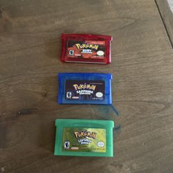 Pokémon gameboy Advance 