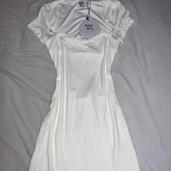 Womens Mini White Dress