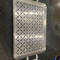 Steel Slotted Grill Pan