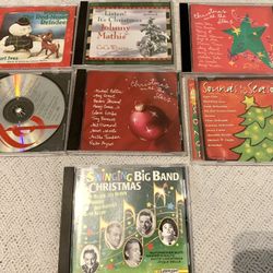 Set of 7 Christmas Holiday CD for Adults, w the Stars ‘95, ‘97, Dillards ‘96, And More