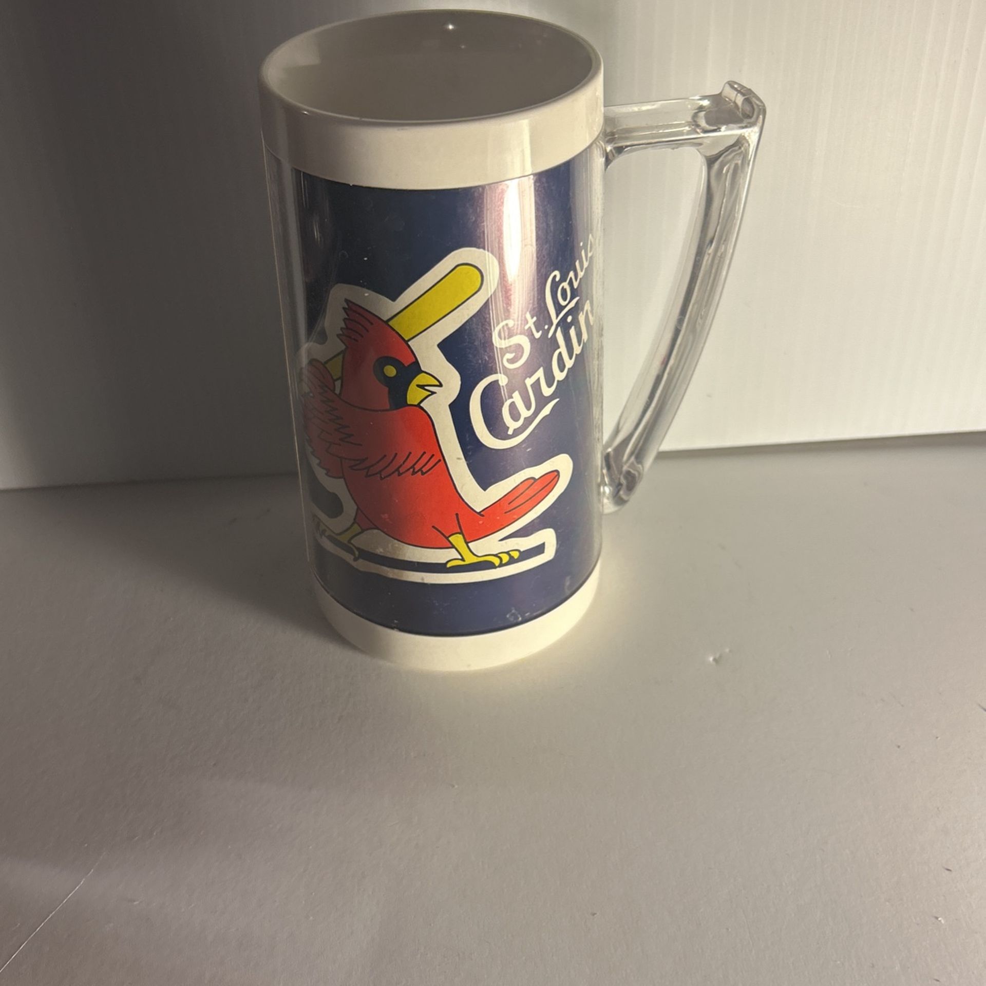 St. Louis Cardinals vintage plastic Stein