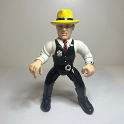Dick Tracy action figure from the 1990 movie toy line released by Playmates Toys