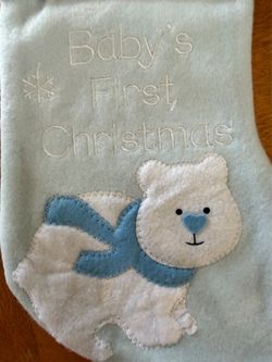 Baby’s First Christmas Stocking - NEW