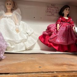 Porcelain Doll Set 