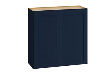 NEW! DIAMOND NOW Crest 30×30 Shaker Door Wall Cabinet – Deep Blue