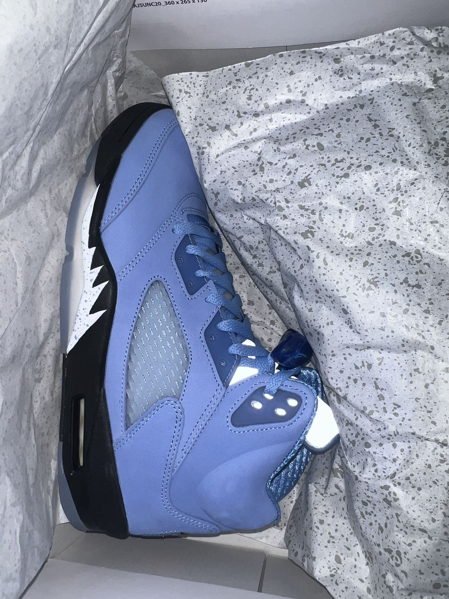 Jordan 5 Unc Blue New