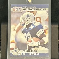 Emmitt Smith 1990 NFL Pro Set ROOKIE CARD #685🔥