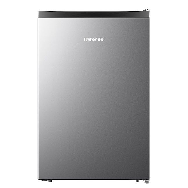 Hisense 2.5-cu ft Mini Fridge (Silver) ENERGY STAR