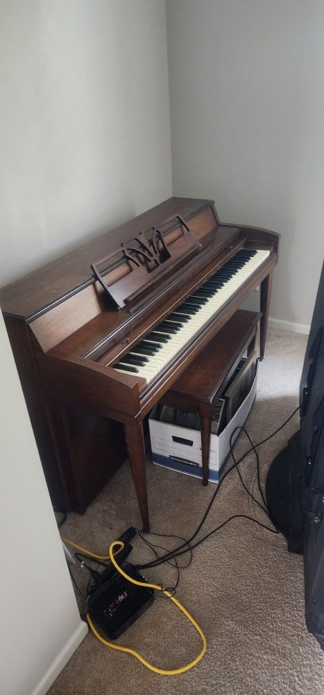 Lyon- Healy Upright Piano W/ Bench