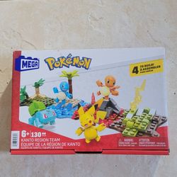 Mega Construx Pokémon Kanto Region Team building set