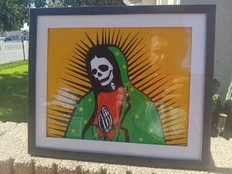 DIA DE MUERTOS VIRGEN FRAMED 8X10 ARTWORK PRINT